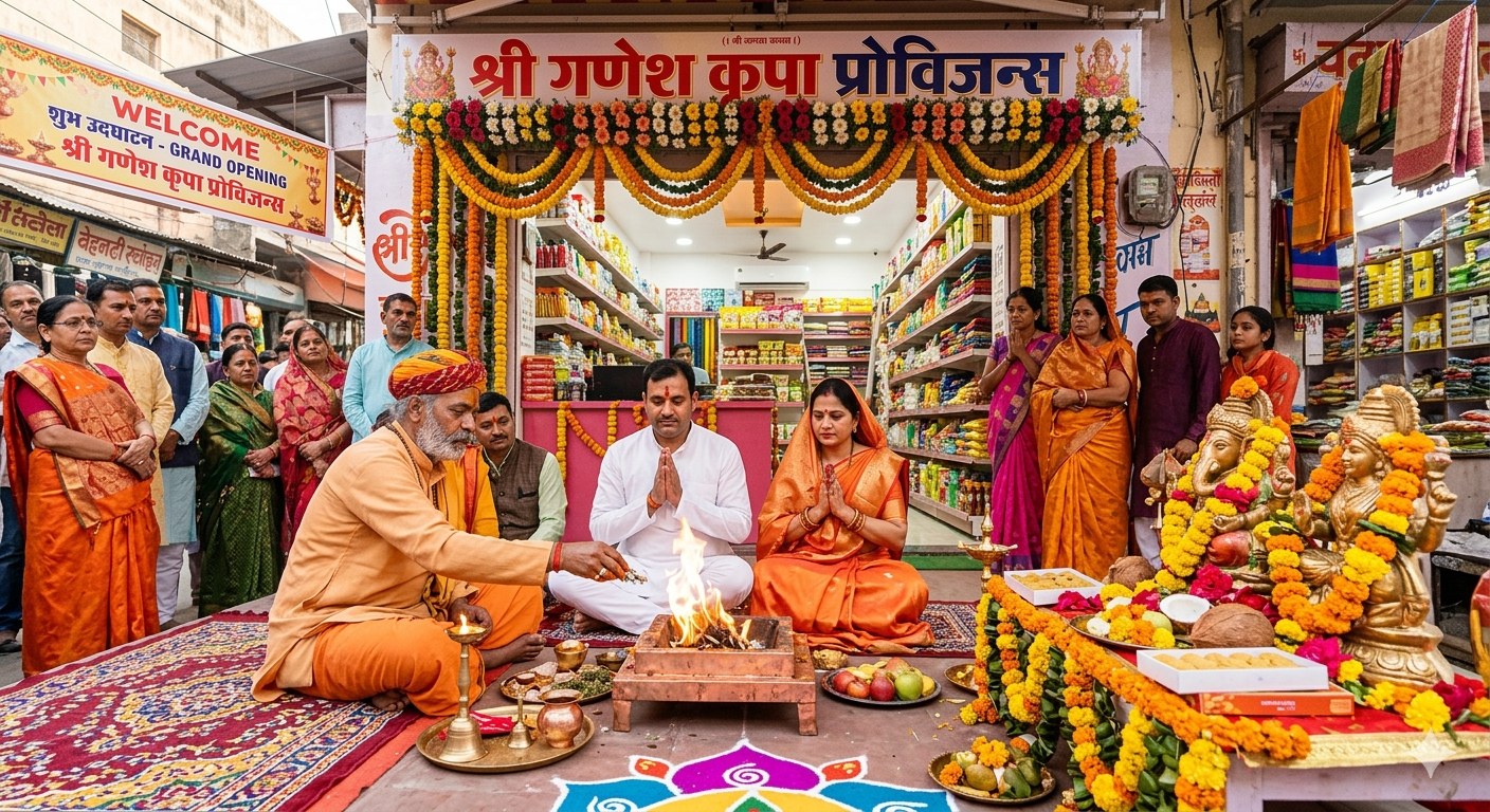 Shop/Office/Company Opening with Bhagyasri Stores