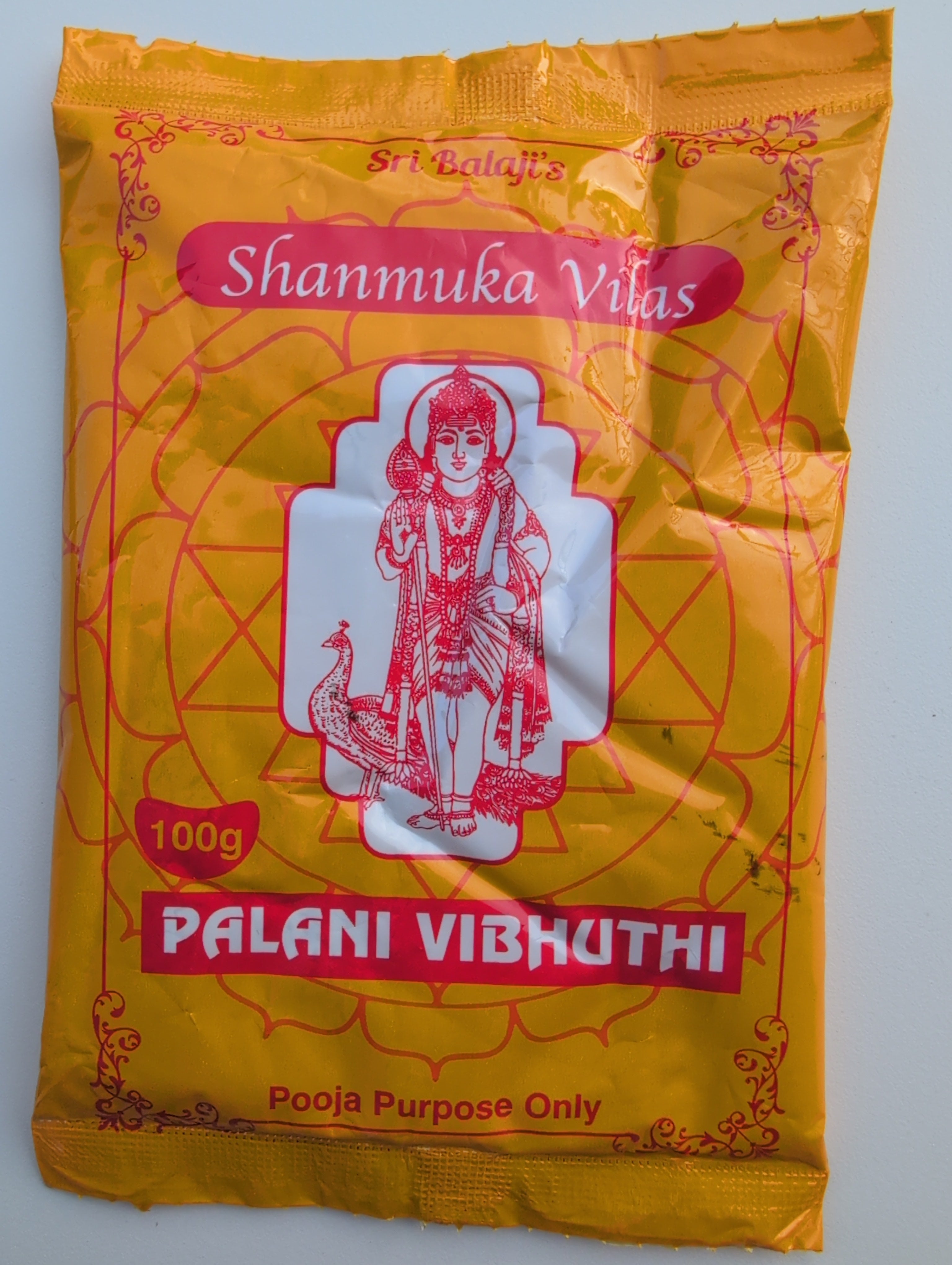 విభూతి (Vibhuti) | विभूति भस्म (Vibhuti Bhasma) | விபூதி (Vibuthi) | Holy Ash - 50gm Pack