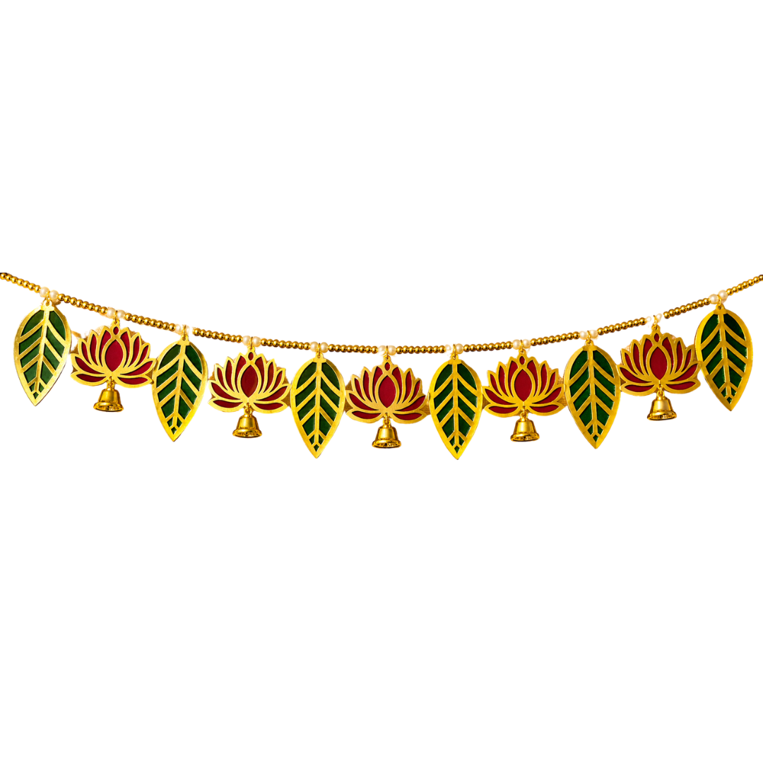 Lotus & Mango Leaf Toran