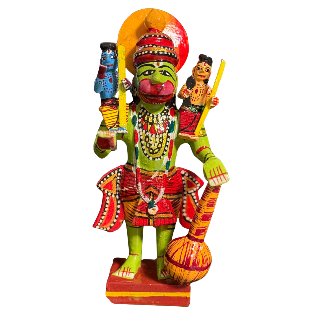 Hanuman with Ram & Lakshman