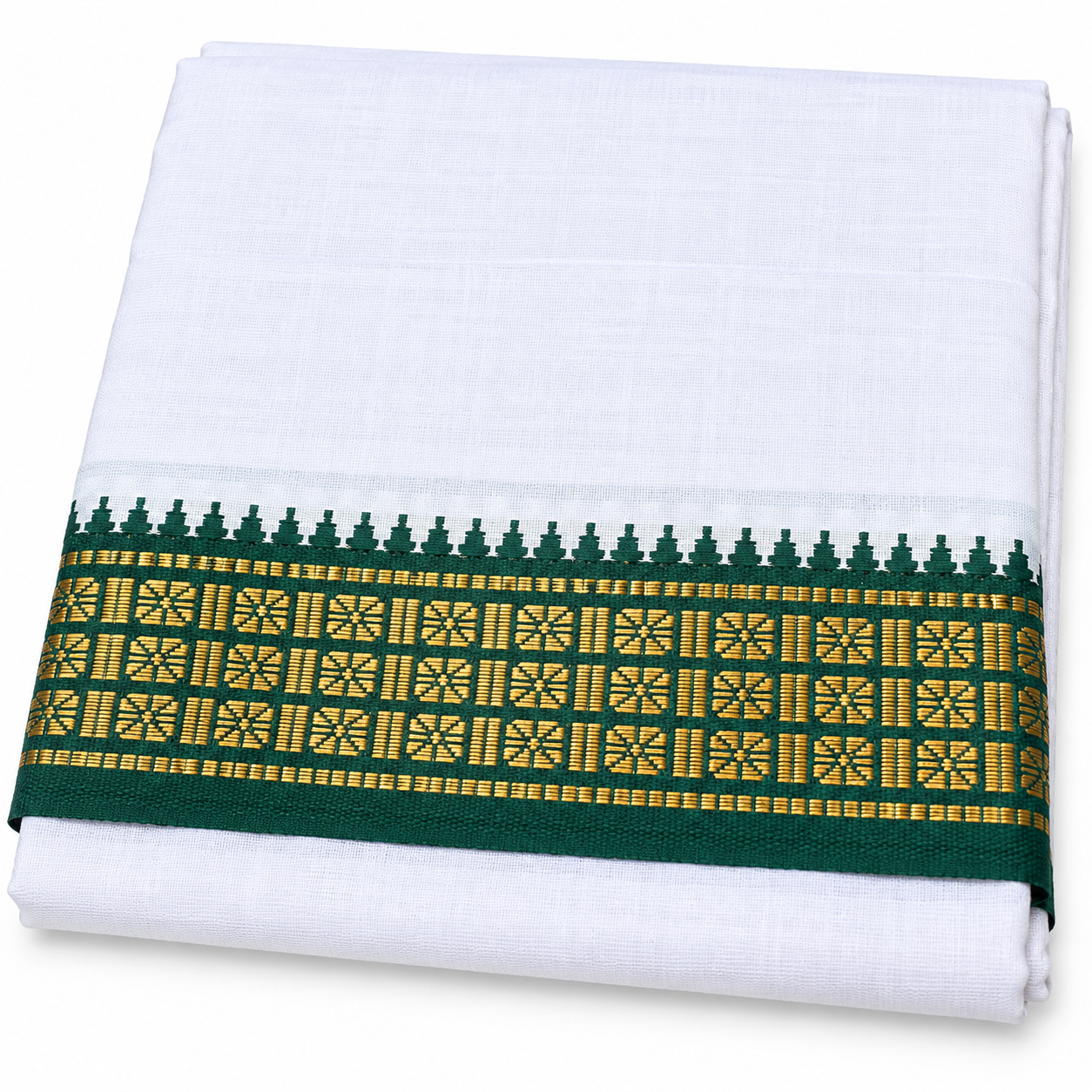 తెల్ల కాటన్ పంచె (Tella Cotton Panche) | सफेद सूती धोती (Safed Sooti Dhoti) | வெள்ளை பருத்தி வேட்டி (Vellai Paruthi Vetti) | White Cotton Dhoti