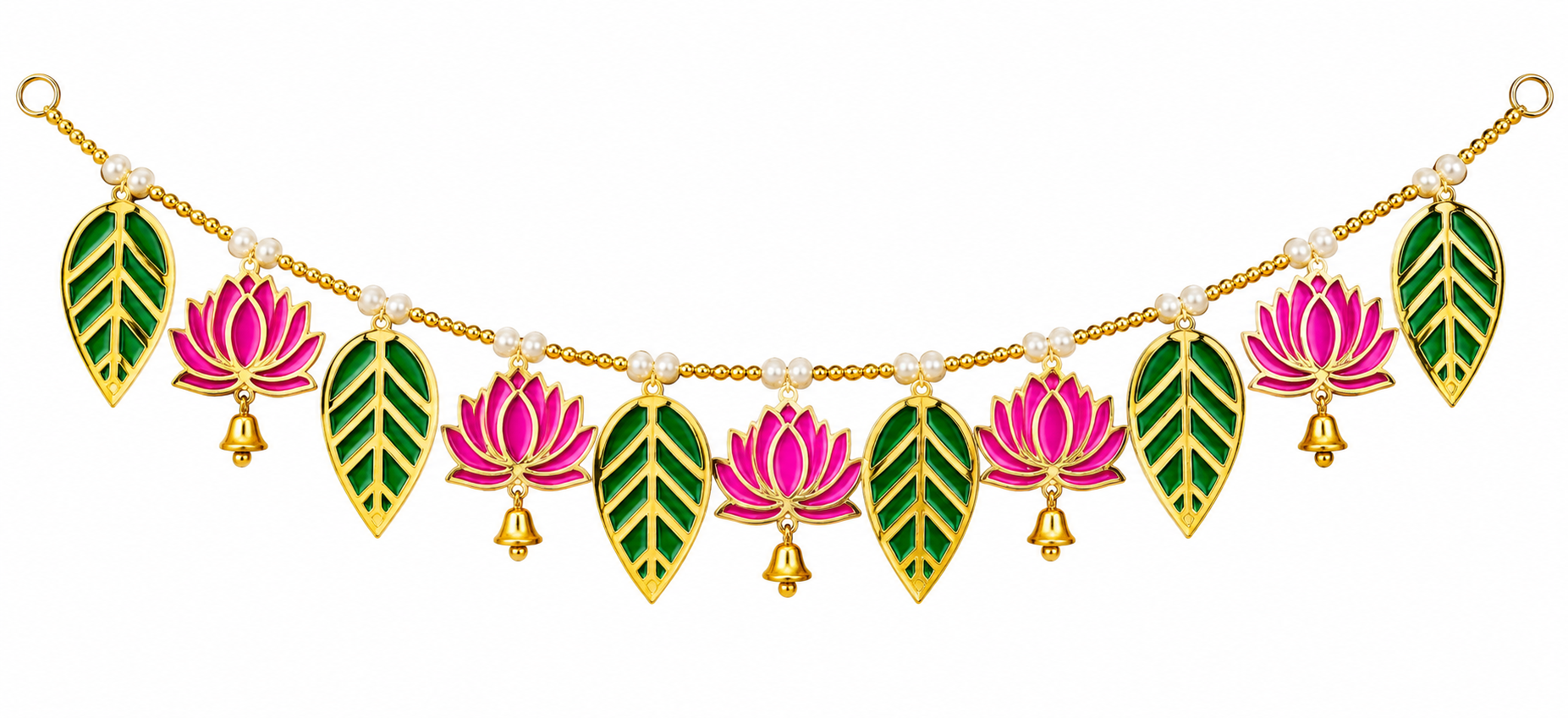Lotus & Mango Leaf Toran