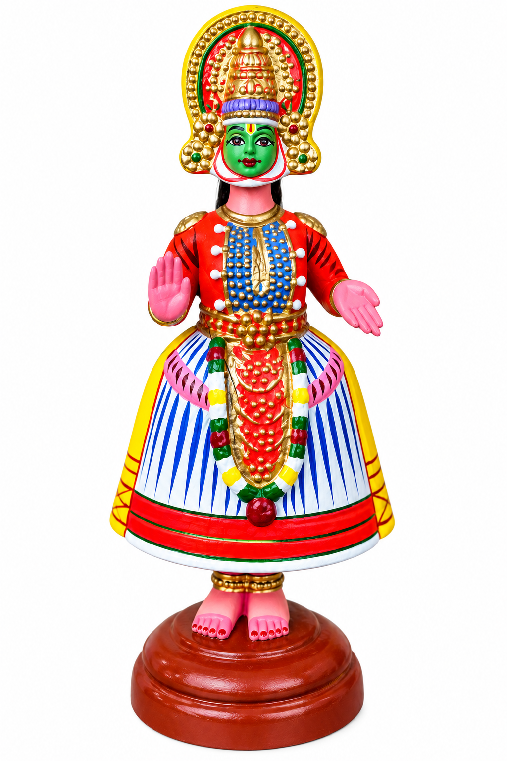 Kathakali Butta Bomma – Traditional Handmade Wooden Doll | BhagyaSri Stores