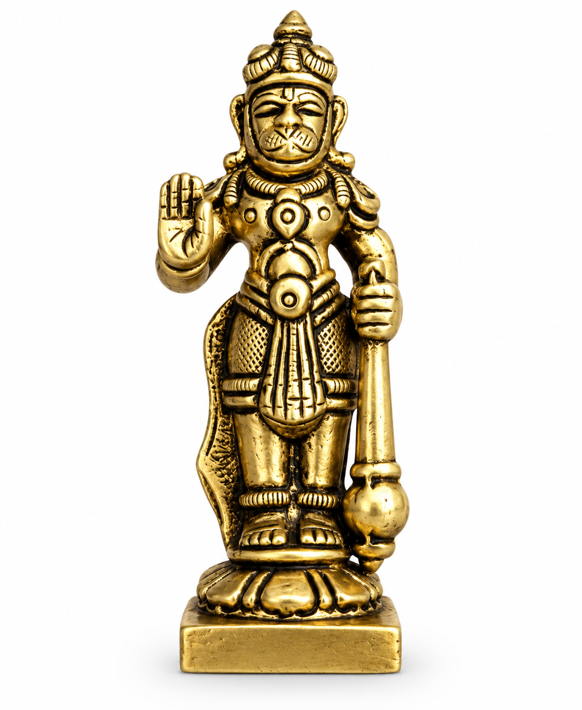 Brass Hanuman Idol – 3 Inch Lord Hanuman Statue 